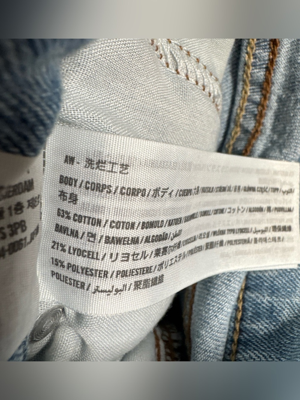 Hollister Baggy Carpenter Jeans Fits Men 32x31.5 Light Blue Wash Relaxed Utility - Picture 7 of 9